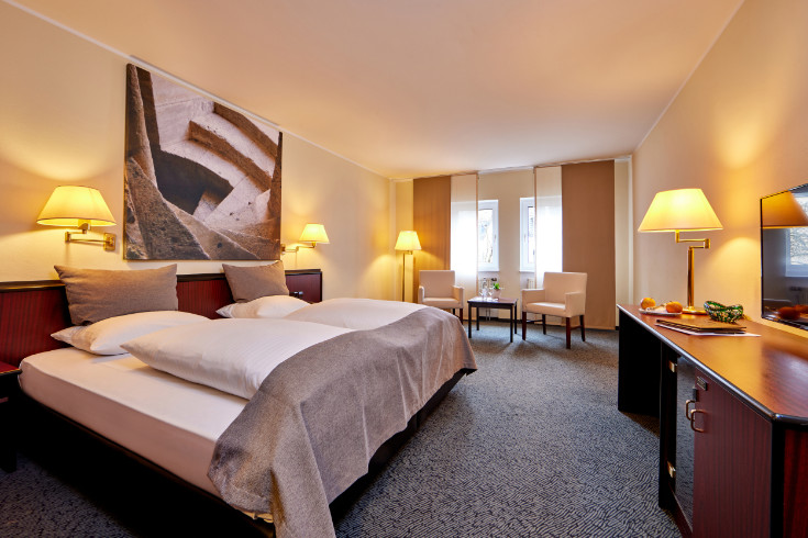 Standardzimmer_Klosterhotel Doppelzimmer im Klosterhotel Eifel für 1-2 Personen